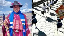 Aimaras y quechuas respaldan a estudiantes que interpretaron tema “Esta democracia ya no es democracia”