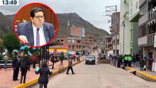 Ministro de Economía se retira de Huancavelica en medio de protestas: “Se escapa por otra puerta”