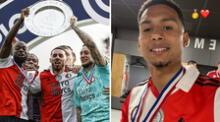 Marcos López celebró desde el banco: Feyenoord goleó y se proclamó campeón de la Eredivisie