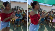 Azucena Calvay sorprendió a madres de Chiclayo y les cantó en su día: “Nunca cambies”