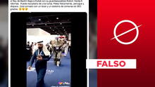¿Guardaespaldas robot? No, este video no muestra al rey de Baréin en Dubái con ese artefacto