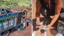 Madre arrojó pañal con S/4.700 escondidos y persiguió a camión de basura para recuperarlo, en Junín