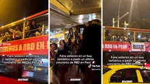 Fans de RBD salieron a pedir un último concierto en Perú en bus temático: “Aún hay esperanzas”