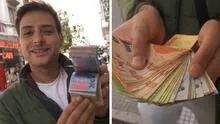 “Parecemos millonarios”: Youtubers peruanos viajan a Argentina y sorprenden al cambiar 100 dólares