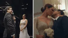 Ezio Oliva dedica romántica canción a Karen Schwarz con imágenes inéditas de su tercera boda