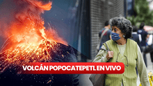 Volcán Popocatépetl EN VIVO: continúa emisión de vapor, gases ceniza y material incandescente