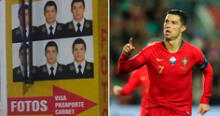 ¡Cristiano Ronaldo en el centro de Lima! Ofrecen servicios de fotografía con curiosa publicidad del 'Comandante'