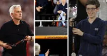 El inesperado gesto de José Mourinho con un hincha de Roma tras perder la Europa League