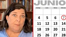 Rosa María Palacios pide al Gobierno definir si el 7 de junio será feriado: "Decidan de una vez"
