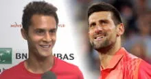 Juan Pablo Varillas y su categórica respuesta sobre enfrentar a Novak Djokovic