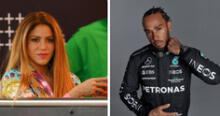 Shakira aviva rumores de romance con Lewis Hamilton tras asistir al Gran Premio de F1 en Barcelona