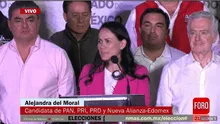 Alejandra del Moral reconoce derrota y saluda el triunfo de Delfina Gómez en el Estado de México