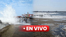 Oleajes anómalos EN VIVO: puertos y carreteras cerradas en todo el litoral