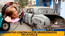 Mujer se resiste a que se lleven su carro abandonado en la calle: "Está para que lo arreglen"