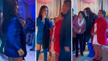 Rosángela Espinoza se luce bailando saya en Puno por el compromiso de su hermano