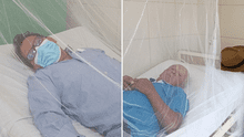 Padres pasan su día postrados en camas de hospital por dengue en Trujillo