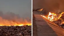 Incendio de almacén de basura en Chiclayo no se controla desde hace un día