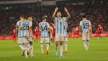 Sin Messi, Argentina venció 2-0 a Indonesia y cerró su gira internacional por fecha FIFA
