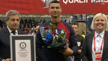 Cristiano Ronaldo recibió Récord mundial Guinness tras alcanzar 200 partidos con su selección