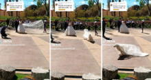 Perrito se emociona al ver el vestido de novia en sesión de fotos y sucede lo peor: "Es una señal"