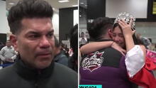'Tomate' Barraza lloró al reencontrarse con su hija Gaela tras ganar el Miss Teen Model World para Perú