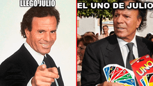 ➤ ¡Bienvenido julio! Memes divertidos de Julio Iglesias para celebrar el inicio del mes
