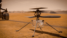 NASA restablece contacto con helicóptero que se perdió en Marte