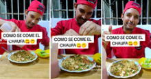 Venezolano come arroz chaufa con impensado ingrediente y conmociona a peruanos: "Nunca le eché"