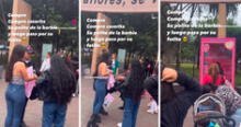 "¡Ingenio peruano!": joven sorprende al vender polos rosados frente a caja de "Barbie" en Miraflores