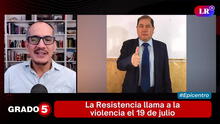 Gómez Fernandini sobre La Resistencia: "Ahora hacen llamados públicos a la violencia y no pasa nada"