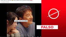 Jackie Chan no llora junto a su “hija” en video viral: es una escena de la película “Ride on”