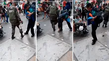 Peatones ‘pelean’ al hallar celular en el piso del Mercado Central y terminan troleados