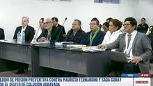 Fiscal presenta 20 tomos de pruebas para prisión preventiva de Sada Goray y Mauricio Fernandini