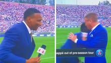 Exjugador y periodista de ESPN colapsó en vivo en la previa del Real Madrid vs. AC Milan