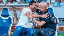 El emotivo encuentro entre Claudio Pizarro y Pep Guardiola en Tokio por amistoso internacional