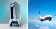 ¿Qué pasa si tratas de enchufar una PlayStation 5 al tomacorriente de un avión?