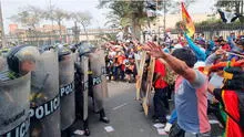 Protestas en Lima: así se enfrentaron los manifestantes a la PNP durante mensaje a la nación