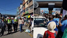 Comerciantes de mercados de Arequipa protestan contra Boluarte y denuncian amedrentamiento de la PNP