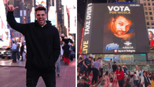 ‘La casa de los famosos’: ¿cuánto se pagó para que la foto de Nicola Porcella salga en el Times Square?