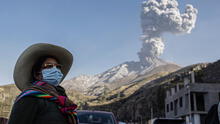 Cenizas del volcán Ubinas también se dispersaron hacia Puno