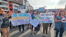 Vecinos de San Luis y Ate protestan en estación de Línea 2 del Metro por obras inconclusas
