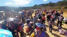 Cusco: ciudadanos llegan a Sacsayhuamán a dejar ofrendas a la Pachamama por inicio de nuevo año agrícola