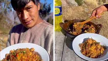 "Hace platillos de lo impensado": tiktoker cusqueño sorprende con saludable receta de chaufa sin arroz