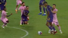Lionel Messi y Wilder Cartagena casi se pelean: la 'Pulga' lo patea y fue amonestado