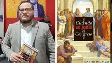 Martín Hidalgo presenta su libro '¿Cuándo se jodió el Congreso?' en la FIL Lima 2023