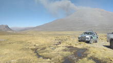 Volcán Ubinas sigue emitiendo  ceniza y bloques balísticosen Moquegua