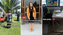 Fue la primera en graduarse en su familia, pero las cosas no salieron como imaginaba: "Todo acabó"