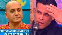 'Metiche' recibe EN VIVO carta notarial de Christian Domínguez: "Tiene 24 horas o habrá denuncia"