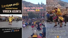 ¡Qué tal físico! Alcalde saca los pasos prohibidos durante pasacalle en Cusco