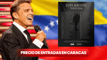 Luis Miguel en Caracas 2024: PRECIO de ENTRADAS, cómo comprarlas y fecha de concierto